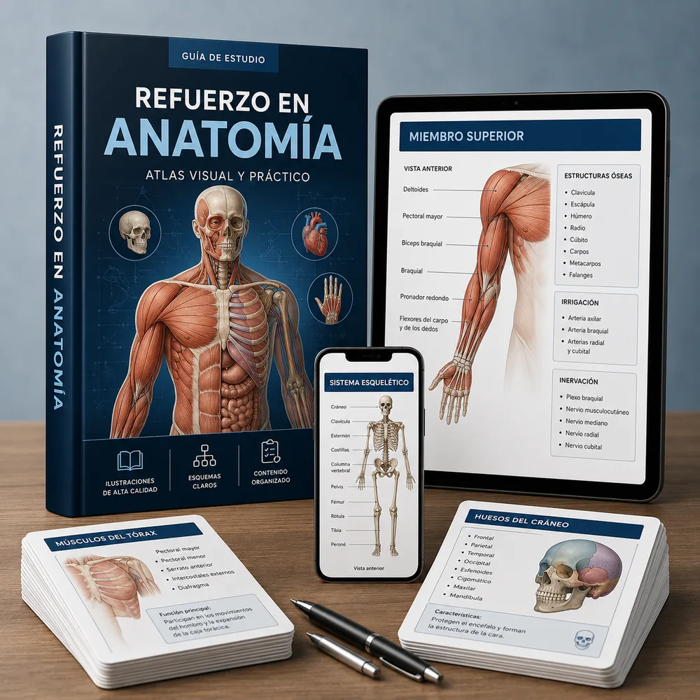Bono · Refuerzo en Anatomía, atlas visual y práctico